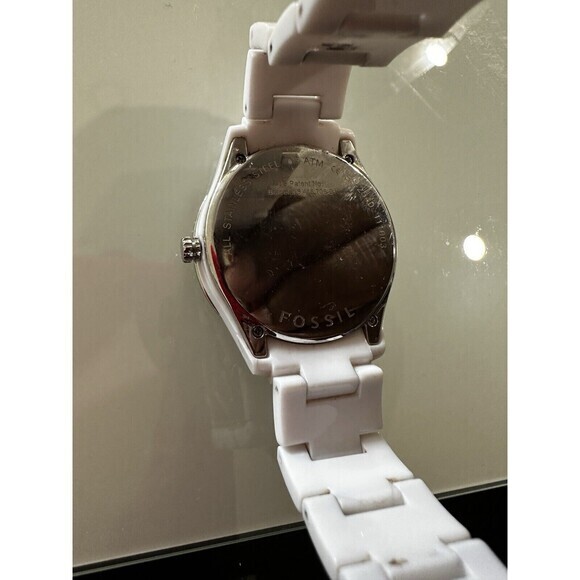 Sparkling Women's Fossil ES-2540 Triple Dial Watch‎ Wr50 Stylish Needs Battery - Picture 4 of 6